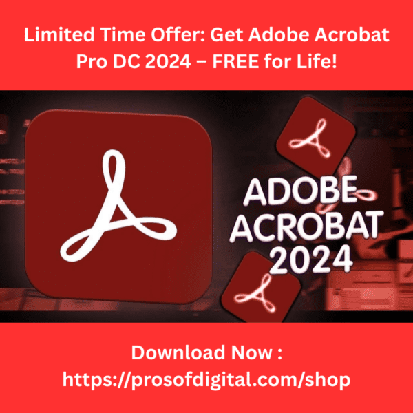 Adobe Acrobat Pro Dc 2024 Preactivated For Lifetime - Global