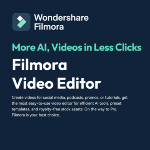 Wondershare Filmora Video Editor  Lifetime Access